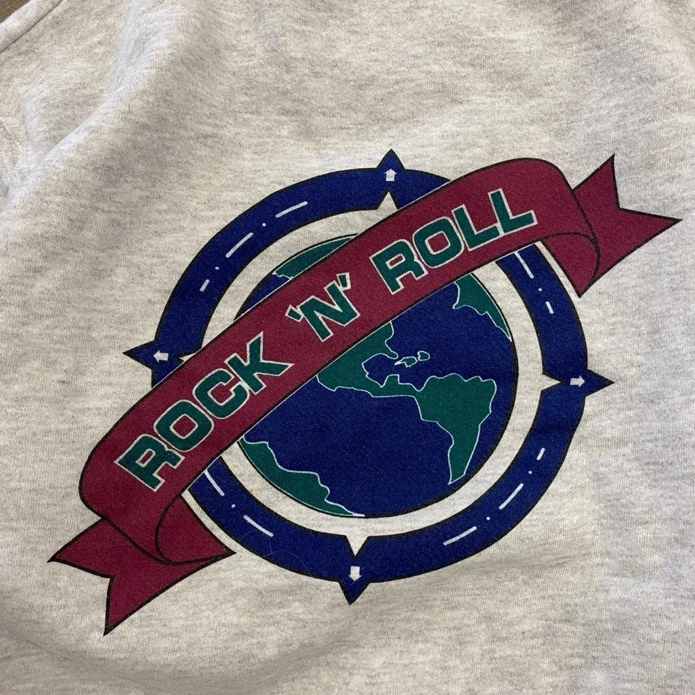 Vintage 90s Hard Rock Cafe Rock N Roll Sacramento California Crewneck Size M
